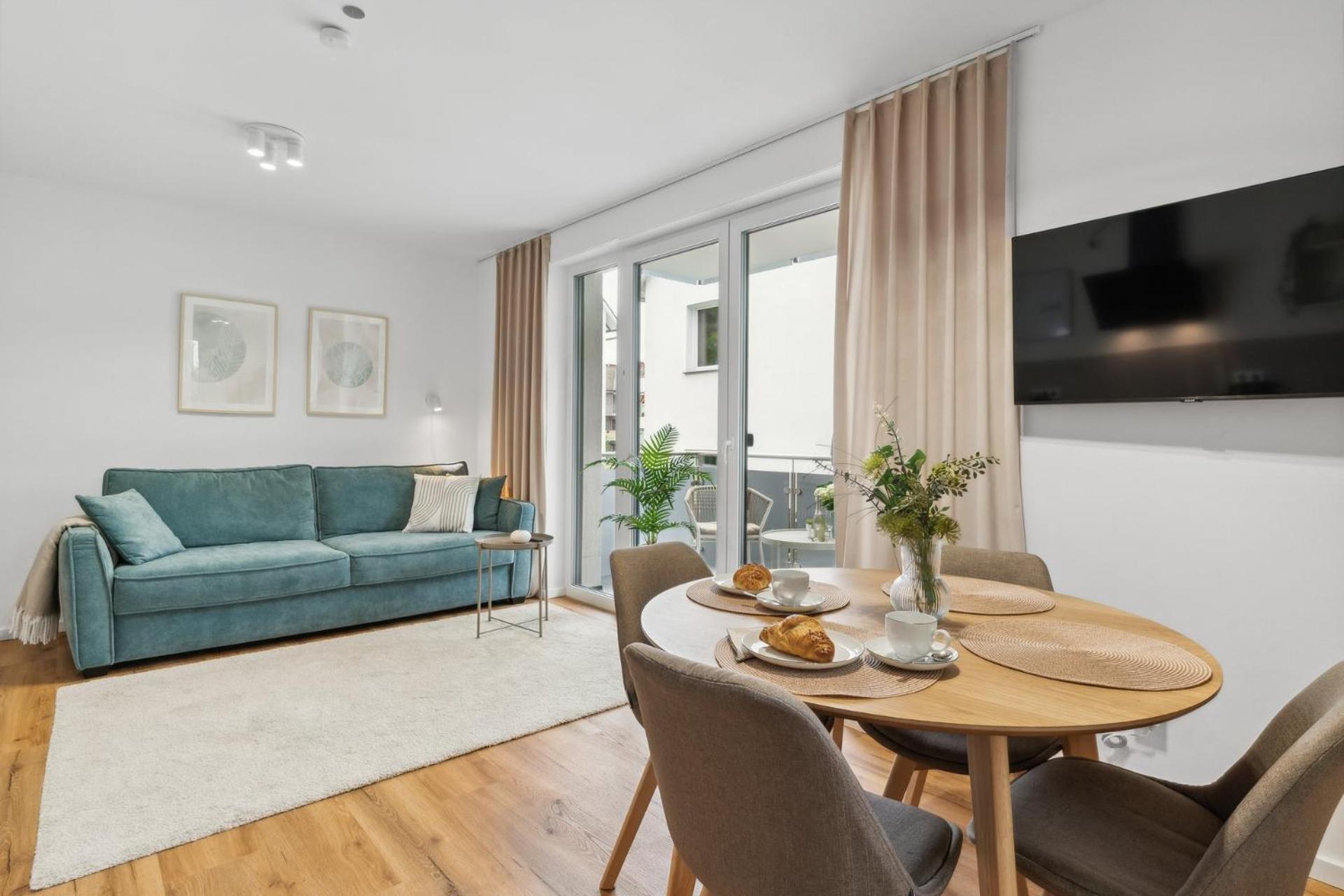 Deluxe Apartment In Bielefeld City Mit Parkplatz Und Balkon Exterior photo